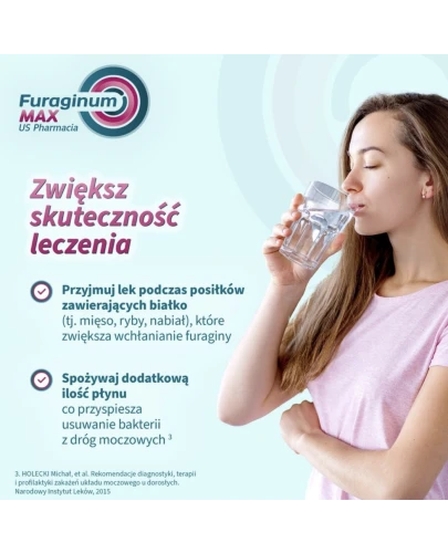 Furaginum Max US Pharmacia 100 mg, 30 tabletek  - Na zakażenia dolnych dróg moczowych - 4