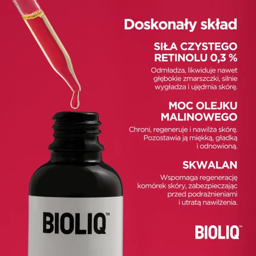 Bioliq Pro z retinolem, serum na noc, 20 ml - Wygładza zmarszczki, likwiduje oznaki starzenia - 4