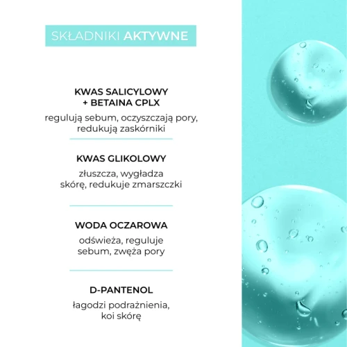L'Biotica Hydrożelowa wygładzająco-normalizująca, maska dwuczęściowa, 1 sztuka - Na bazie kwasów do cery normalnej, mieszanej i tłustej - 3