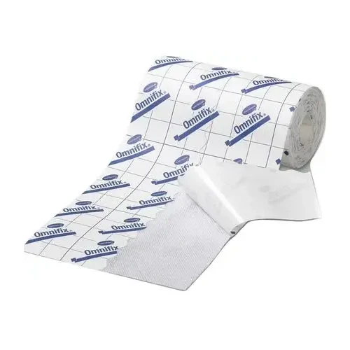Omnifix E plaster elastyczny z włókniny, 10 cm x 10 m - Przylepiec z włókniny do mocowania całej powierzchni opatrunku - 1