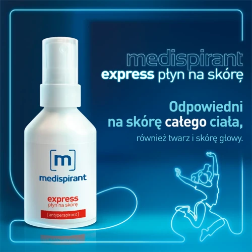 Medispirant Express płyn na skórę, 50 ml - Ekspresowo eliminuje wzmożoną potliwość - 3