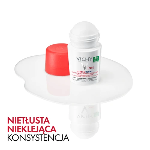 Vichy Stress Resist antyperspirant 72h, roll-on 50 ml - Intensywna kuracja przed nadmiernym poceniem i nieprzyjemnym zapachem - 3