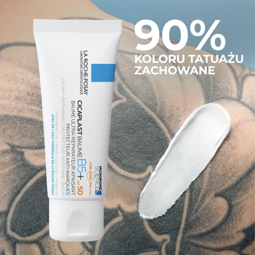 La Roche-Posay Cicaplast Baume B5 SPF 50, 40 ml - Koi i odbudowuje barierę ochronną skóry oraz chroni przed szkodliwymi promieniami UV - 2