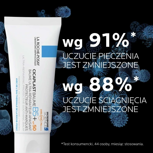 La Roche-Posay Cicaplast Baume B5 SPF 50, 40 ml - Koi i odbudowuje barierę ochronną skóry oraz chroni przed szkodliwymi promieniami UV - 3