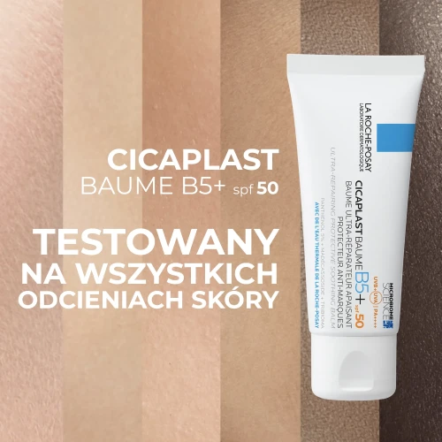 La Roche-Posay Cicaplast Baume B5 SPF 50, 40 ml - Koi i odbudowuje barierę ochronną skóry oraz chroni przed szkodliwymi promieniami UV - 4