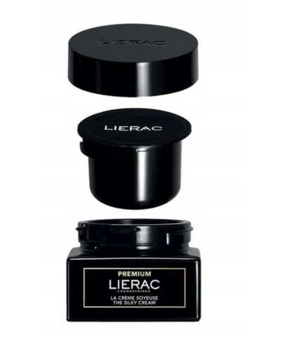 Lierac Premium Jedwabisty krem przeciwzmarszczkowy, 50 ml - Opóźnia procesy starzenia skóry, koryguje istniejące drobne zmarszczki i przebarwienia - 1