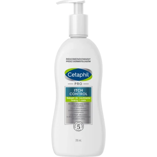 Cetaphil Pro Itch Control, balsam do nawilżania twarzy i ciała, 295 ml - Do skóry atopowej, suchej i wrażliwej - 1