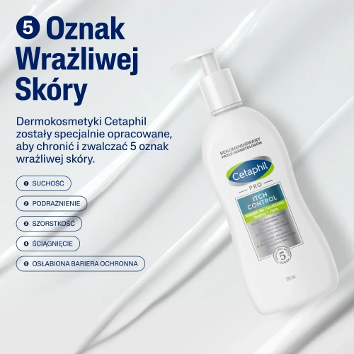 Cetaphil Pro Itch Control, balsam do nawilżania twarzy i ciała, 295 ml - Do skóry atopowej, suchej i wrażliwej - 7