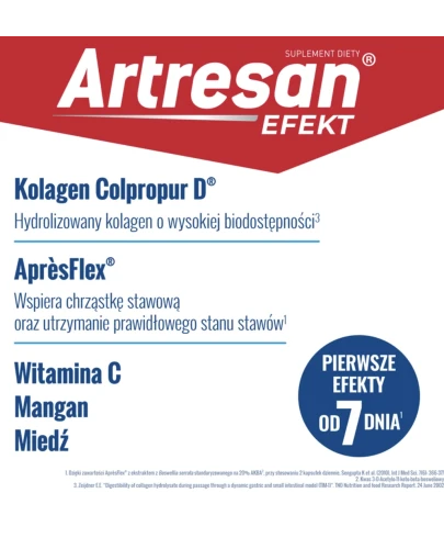 Artresan Efekt, 60  kapsułek - Z ekstraktem z Boswellia serrata, witaminami i manganem, które wspierają funkcjonowanie stawów - 2
