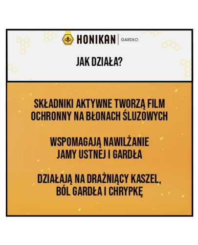 Honikan Gardło Pastylki dwufazowe do ssania, 16 sztuk - Z ekstraktem porostu islandzkiego i malwy  - 3