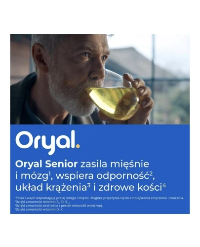 Oryal Senior tabletki musujące, 20 sztuk - Zawierające elektrolity wspomagające prawidłowe funkcjonowanie i nawodnienie organizmu - 3