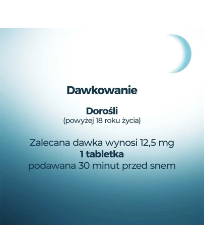 Sentino 12,5 mg, 14 tabletek powlekanych - Zaburzenia snu - 3