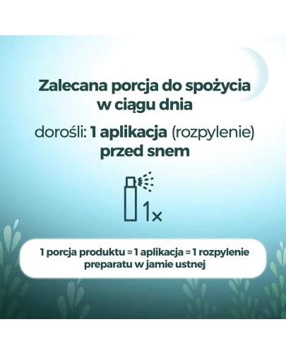 Sentino Natura spray o smaku czarnej porzeczki, 25 ml - Z melatoniną oraz naturalnymi wyciągami - 5