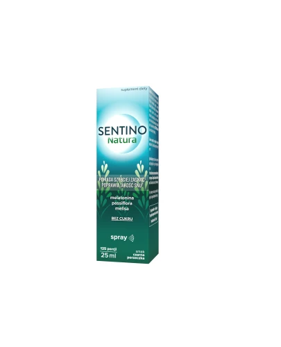 Sentino Natura spray o smaku czarnej porzeczki, 25 ml - Z melatoniną oraz naturalnymi wyciągami - 1