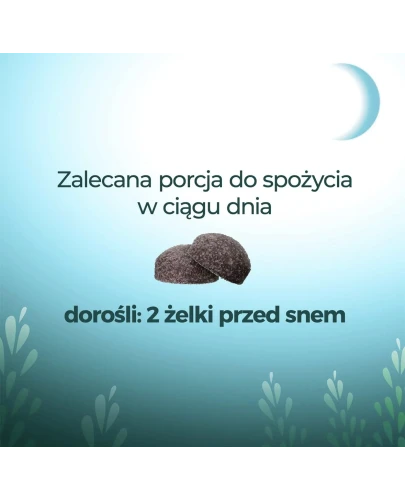 Sentino Natura żelki, 30 sztuk - Z melatoniną, wyciągiem z kwiatów męczennicy cielistej i szyszek chmielu  - 4