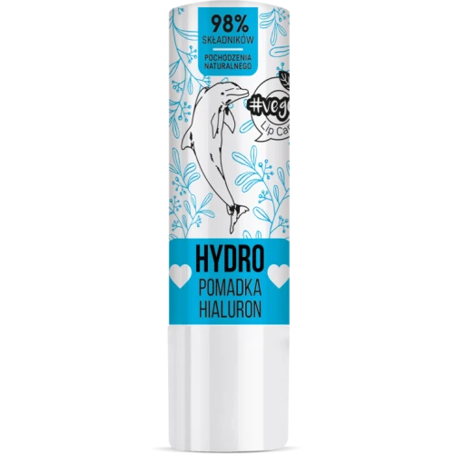 Floslek Vege Lip Care Hydro pomadka do ust Hialuron, 1 sztuka - Z kwasem hialuronowym do pielęgnacji przesuszonych warg ust - 1