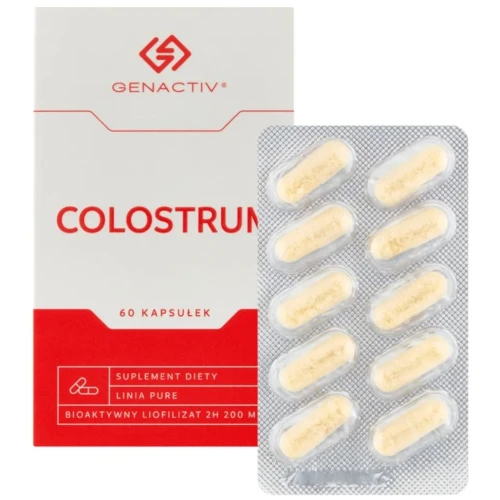 Genactiv Colostrum, 60 kapsułek - Wspomaga prawidłowe funkcjonowanie organizmu - 1