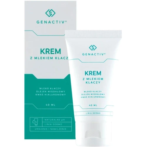 Genactiv Krem z mlekiem klaczy, 40 ml - Intensywna pielęgnacja i jedwabiście gładka skóra na co dzień - 1