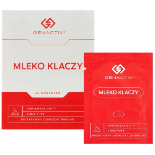 Genactiv Mleko klaczy, 30 saszetek - Z aktywnymi biologicznie składnikami oraz witaminami i minerałami - 1