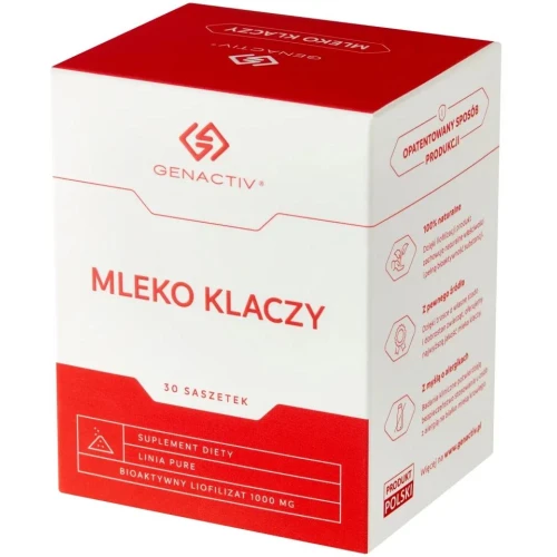 Genactiv Mleko klaczy, 30 saszetek - Z aktywnymi biologicznie składnikami oraz witaminami i minerałami - 2