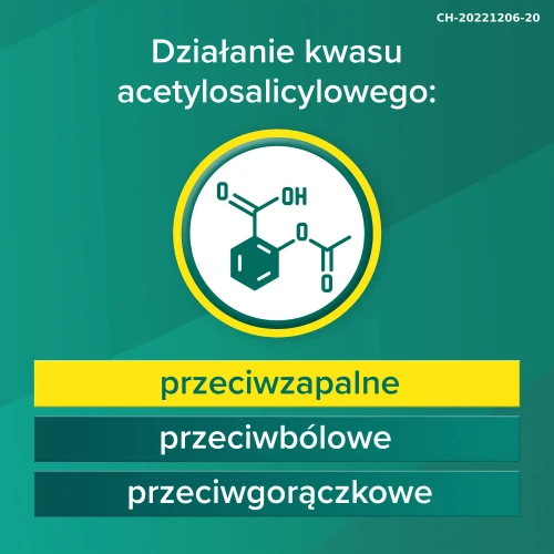 Aspirin C 20 tabletek musujących  - Tabletki musujące, które działają przeciwbólowo, przeciwzapalnie i przeciwgorączkowo - 6