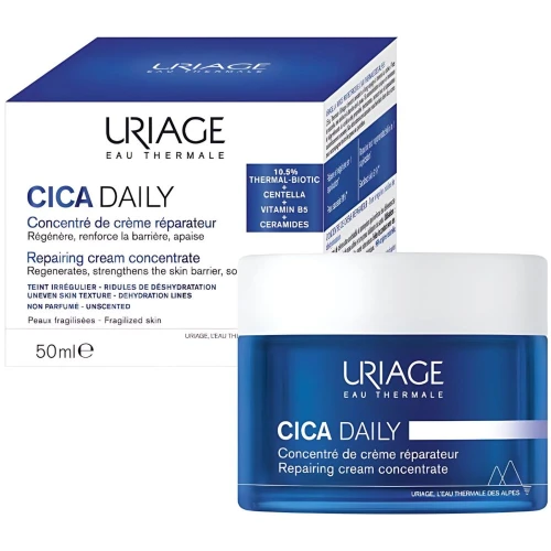 Uriage Cica Daily krem-koncentrat odbudowujący, 50 ml - Do skóry wrażliwej, osłabionej przez czynniki zewnętrzne - 2