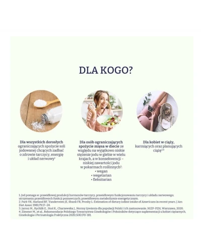 Naturell Jod, 100 kapsułek - Dla dorosłych ograniczających spożycie soli jodowanej - 3
