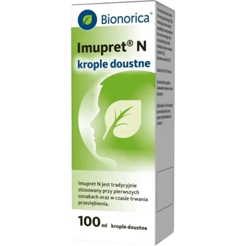 Imupret N krople doustne, 100 ml - Tradycyjnie stosowane przy pierwszych oznakach oraz w czasie trwania przeziębienia - 1
