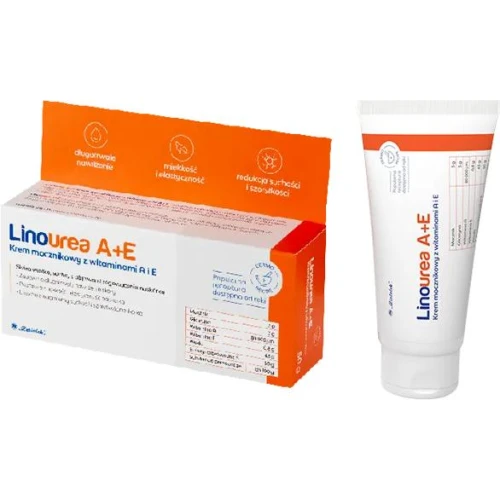 Linourea A+E, krem mocznikowy z witaminami A i E, 50 g - Do intensywnej pielęgnacji skóry suchej - 2