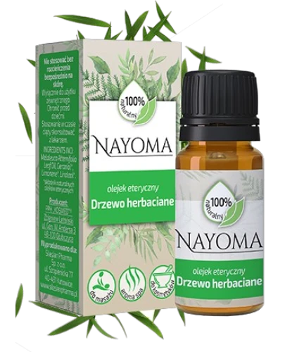 Nayoma, olejek eteryczny drzewo herbaciane, 10 ml - Do pielęgnacji cery trądzikowej - 1
