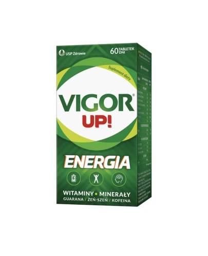 Vigor Up! Energia, 60 tabletek - Z ekstraktami guarany i żeń-szenia, oraz zestawem minerałów i witamin  - 4