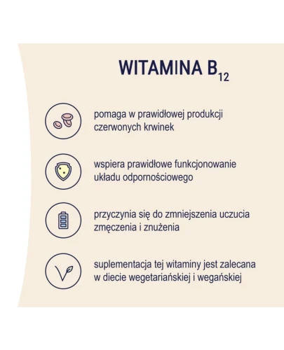 Naturell Witamina B12, 60 tabletek do rozgryzania i żucia  - Z witaminą B12 w formie metylokobalaminy - 1