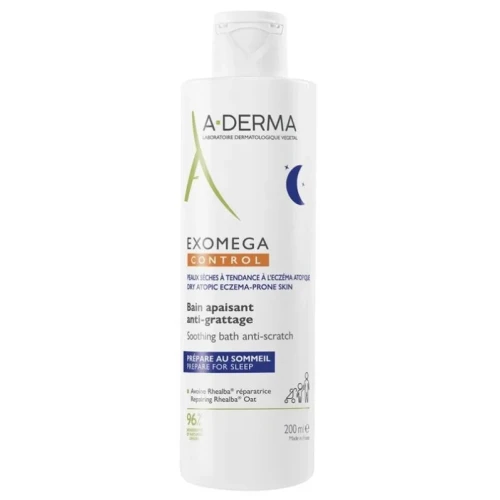 A-derma Exomega Control Kąpiel kojąca przeciw drapaniu, 200 ml - Ulga dla skóry suchej i atopowej