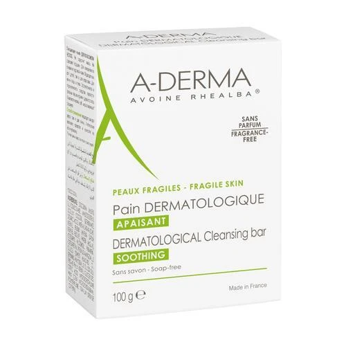 A-Derma Oczyszczająca kostka dermatologiczna, 100 g - Oczyszczanie i pielęgnacja delikatnej skóry całej rodziny