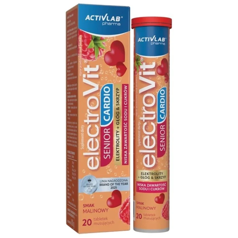 ElectroVit Senior Cardio, 20 tabletek musujących - Elektrolity dla seniorów