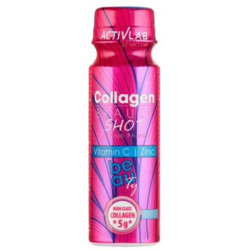 ActivLab Pharma Collagen Beauty o smaku mango-kokos, shot 80 ml -  Hydrolizowany kolagen z Witaminą C i Cynkiem