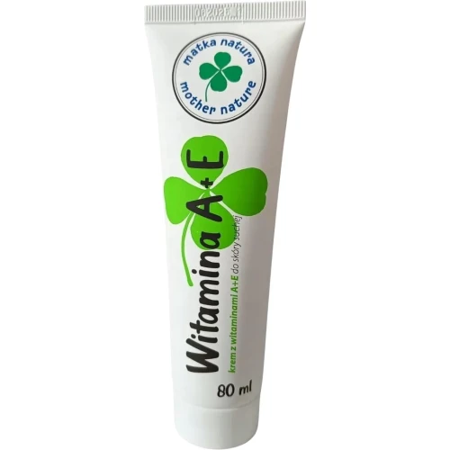 Matka Natura Witamina A+E, krem, 80 ml - Krem pielęgnacyjny do skóry suchej