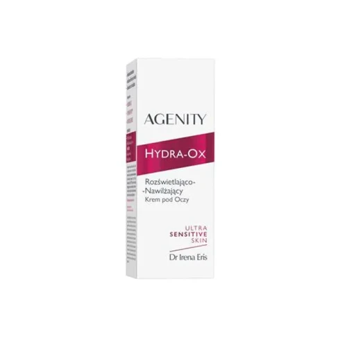 Agenity Hydra-Ox Rozświetlająco-nawilżający krem pod oczy, 15 ml - Zmniejsza widoczność oznak zmęczenia