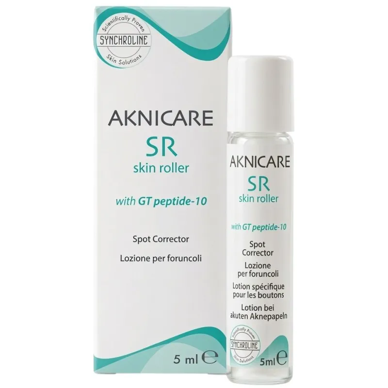 Synchroline Aknicare SR Skin Roller na zmiany trądzikowe, 5 ml - Na wypryski i niedoskonałości