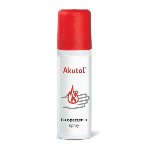 Akutol na oparzenia, 50 ml - Tworzy na powierzchni rany oddychający opatrunek