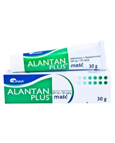 Alantan Plus maść, 30g - Z alantoiną i deksopantenolem do stosowania miejscowego na skórę