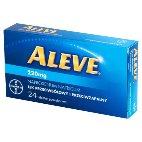 Aleve 220 mg, 24 tabletki Bayer - Tabletki przeciwbólowe