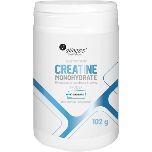 Aliness Creatine monohydrate (Creavitalis®), 102 g - Monohydrat kreatyny w proszku