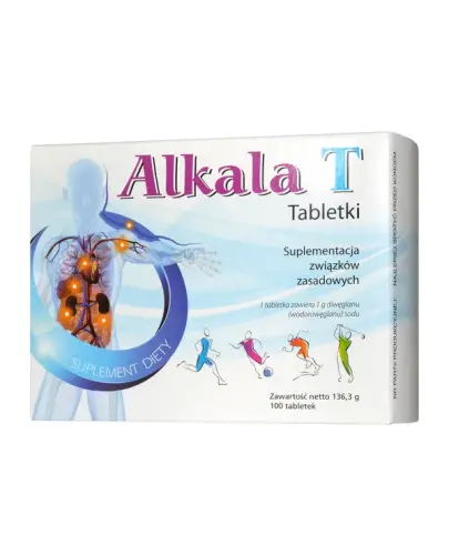 Alkala T, 100 tabletek - Z  wodorowęglanem sodu