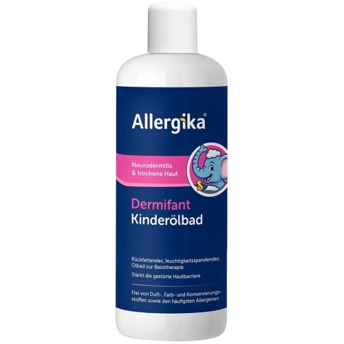 Allergika Dermifant Olejek do kąpieli dla dzieci, 500 ml - Da niemowląt i dzieci z AZS oraz suchą skórą