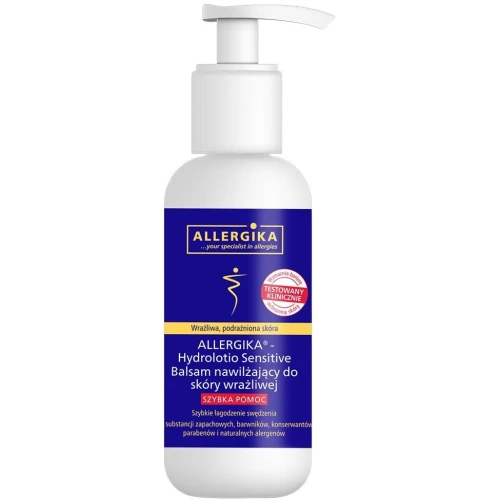 Allergika Hydrolotio Sensitive Balsam nawilżający do ciała, 200 ml - Do skóry suchej, atopowej i swędzącej