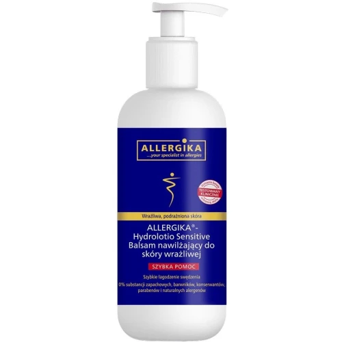 Allergika Hydrolotio Sensitive Balsam nawilżający do ciała, 500 ml - Do skóry suchej, atopowej i swędzącej
