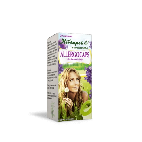 Allergocaps, 30 kapsułek - Kapsułki z wyciągiem z pachnotki zwyczajnej