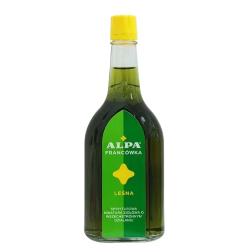 Alpa Francówka Leśna, płyn 160 ml - Spirytusowa mikstura ziołowa do masażu i kąpieli