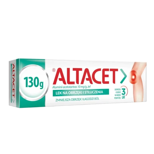 Altacet 10 mg/g Żel, 130 g - Redukuje obrzęk i łagodzi ból